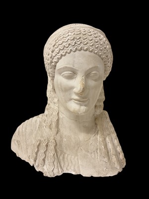 Lot 761 - Plaster bust