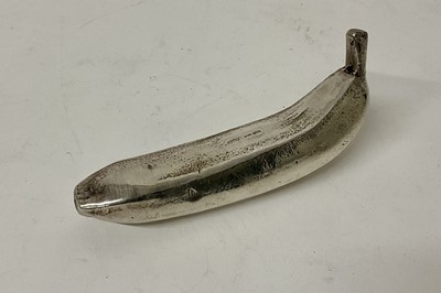 Lot 196 - Silver banana