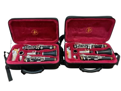 Lot 2705 - Two John Packer JP 121 MK 4 clarinets in cases. (2)