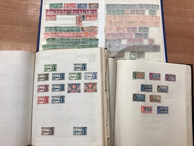 Lot 1143 - Stamps Commonwealth selection in albums, shoeboxes, loose in packets, good rummage lot for Christmas! (3 boxes)