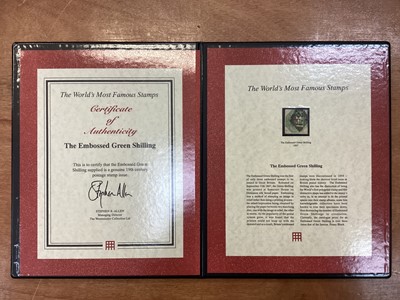 Lot 1152 - Stamps GB 1847-54 embossed issues 6d lilac, 10d Brown, 1/- Green very good used cut square examples in individual Westminster folders (3)