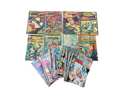 Lot 2870 - Quantity of DC Comics 1970's The Brave and The Bold Batman #67 #78 #97 #114 #118 #119 #120 #122-126 #138-141 #147 #150 #155-172 #176-178 #180 #183 #188-191 #194-196 #200