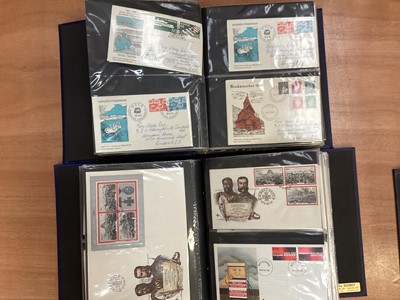 Lot 1158 - Large collection of FDCs from Norway (5 volumes) South and South West Africa, World issues, including postal history items, Royal Wedding Omnibus issues, miniature sheets etc