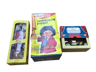 Lot 5095 - Two boxed Pelham Puppets together with a Old Timer model car