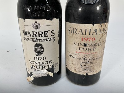 Lot 86 - Two bottles of Port, Warre's 1970, bottled 1972 and Graham's 1970, bottled 1972