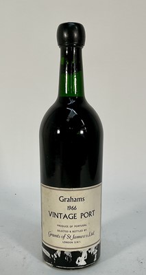 Lot 89 - One bottle, Grahams 1966 Vintage Port