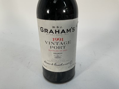 Lot 90 - One bottle, Graham's 1991 Vintage Port, bottled 1993