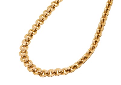 Lot 465 - Antique French gold necklace