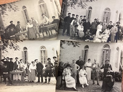 Lot 1241 - Box of including shipping and military postcards, photographs also military and other interest, plus some xrays.