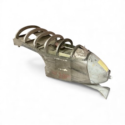 Lot 787 - Aviation interest- Large tail (fuselage) section from a McDonald Douglas Phantom, approximately 185cm in length.