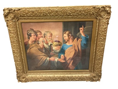 Lot 1183 - William Warman (act 1912-1919) watercolour after Copley Fielding - A demerius of Caesar, signed, in glazed frame