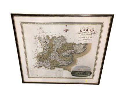 Lot 5282 - Large 19th century map of Essex