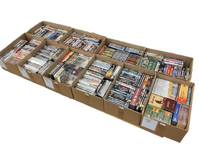 Lot 2753 - Ten boxes of DVD's