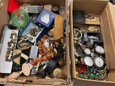 Lot 993 - Group of costume jewellery, various watches, bijouterie and sundries