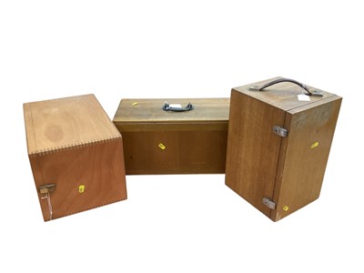 Lot 3027 - Group assorted scientific test equipment, some in boxes, to include examples by PYE and C. Baker.