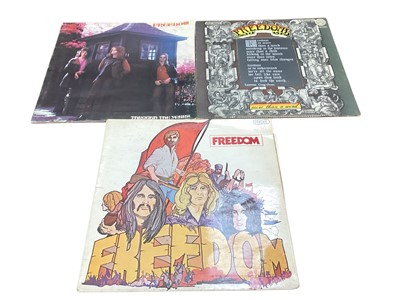Lot 2758 - Freedom 'The the Years' Verigo 6360 049, small swirl - vinyl appears VG plus, sleeve G, Freedom 'More than a Word', Verigo 6360 072, small swirl - no swirl inner - vinyl appears excell...