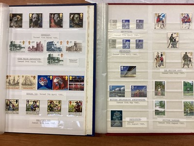 Lot 1247 - Two boxes of assorted stamp albums