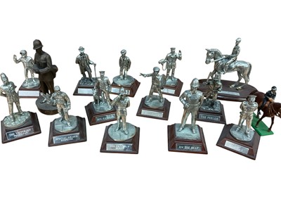 Lot 3040 - Group of modern English Miniatures pewter figures of Police Officers, together with other Police figures, (1 box).