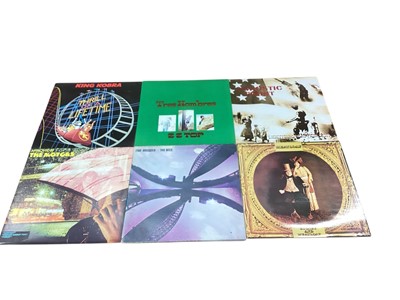 Lot 2712 - LP records by the Motors - Approved By - Red Vinyl, Agnostic Front, ZZ Top, King Kobra and Meatloaf together with approx 50 varied 12" singles including Lisa Moorish, Dangerous Minds, St Germain...