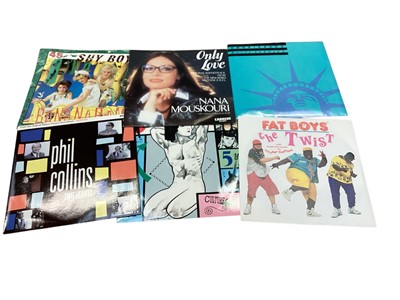 Lot 2720 - Two vintage cases of single records including Migils, Peggy Lee, Steve Winwood, Fun Boy Three, Samantha Fox, Whitesnake, Billy Ocean, Madonna, Bee Gees, Amen Corner, Dave Clark Five, Procol Haru...