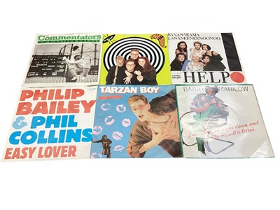 Lot 2721 - Three vintage cases of single records including Fleetwood Mac, Sly and The Family Stone, Blondie, ABBA, Pretenders, Michael Jackson, Eurythmics, Little Anthony, Beatles, She Trinity and The Elgi...