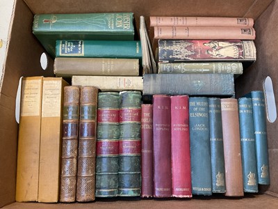 Lot 5151 - Books- Jerome, Jerome K- Three Men in a Boat Arrowsmith, Bristol 1899 1st Edition x 3. Kipling, Rudyard- Kim, MacMillan 1901 First Editions x 2, etc