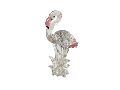 Lot 2373 - Swarovski Crystal model Flamingo, boxed