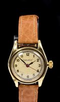 Lot 598 - 1940s Rolex Chronometer gold wristWatches with...