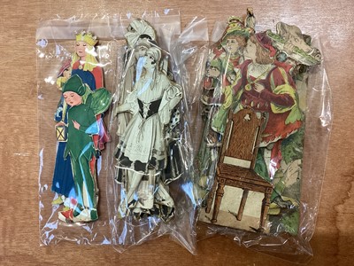 Lot 1256 - Childrens cards, cut out figures and games