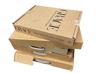 Lot 1517 - Five mint boxed books including Grace Coddington and Michael Roberts: 'Grace: Thirty Years of Fashion at Vogue