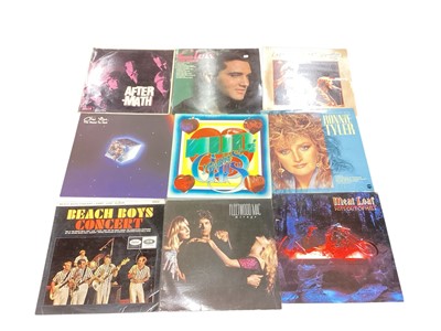 Lot 2742 - A collection of 37 LP records including After-Math, The Rolling Stones LP 4786 Mono pressing in rare 'Shadow' sleeve, VG/VG, Beatles Sgt. Peppers - PMC 7027 Mono version with cut out and red lin...