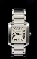 Lot 601 - Gentlemen's Cartier Tank Francaise...