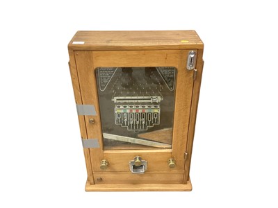 Lot 3086 - Vintage "Crusader" arcade machine manufactured by The Concessionaires under Bradley - Davis patents.