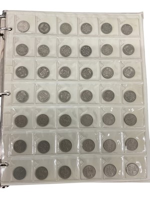 Lot 519 - G.B. - Two coin albums containing a quantity of pre 1920 & pre 1947 silver coins (Qty)