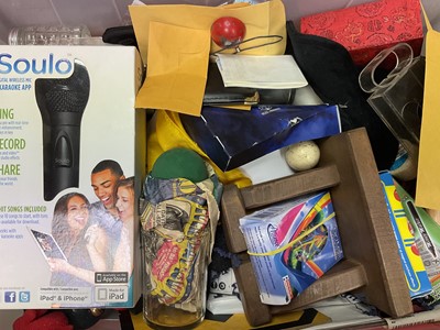 Lot 3094 - Eight boxes containing a large selection of magic, tarot and mentalism related items including cards, booklets and other items, (8).