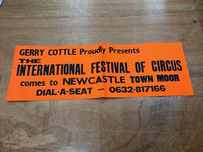 Lot 1275 - Circus posters Sir Robert Fossetts 'Brighton', 'Truro', 'South Shields', 'Newcastle', 'Gateshead', Tom Arnolds Sleeping Beauty Robert Brothers 'Newcastle', Bertram Mills 'Olympia' (8)