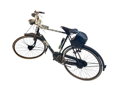 Lot 3103 - Vintage bicycle with Brooks saddle green livery