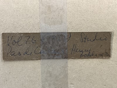 Lot 29 - Henry Boddington (1849-1925) watercolour, Pas de Calais at night, inscription attached verso, 14cm x 25cm, glazed frame