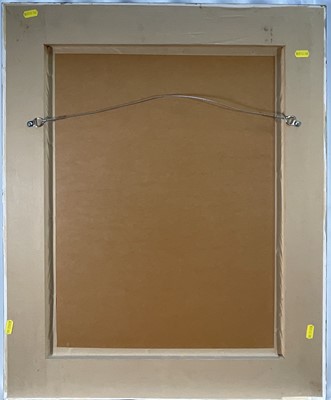 Lot 24 - Eastern European school mixed media on paper, still life of flowers, signed lower right, dated 1966, 55cm x 42cm, glazed frame