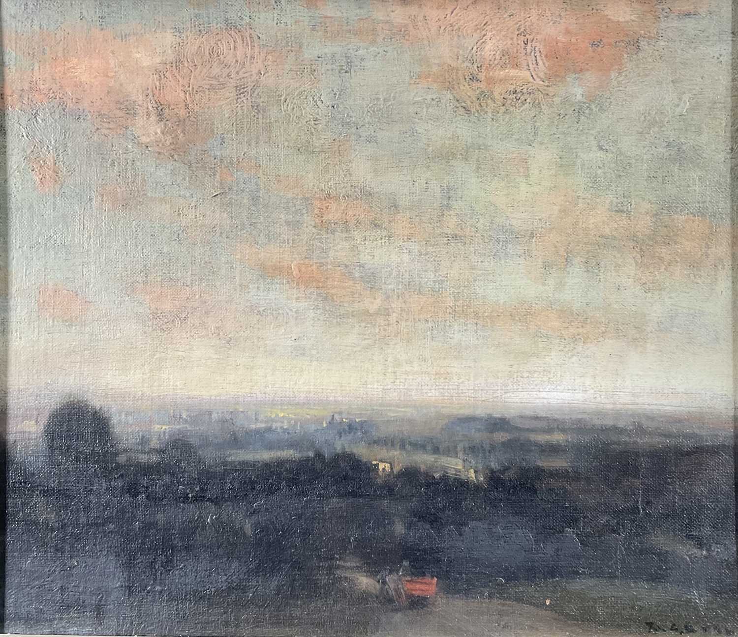 Lot 3 - William George Robb (1872-1940) oil on board, landscape, signed, 29cm x 34cm, framed Provenance: Abbott & Holder