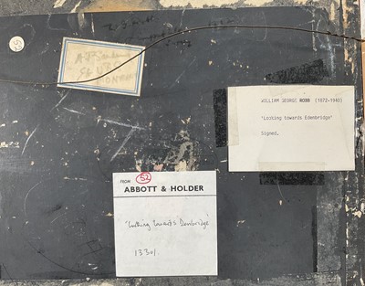 Lot 3 - William George Robb (1872-1940) oil on board, landscape, signed, 29cm x 34cm, framed Provenance: Abbott & Holder