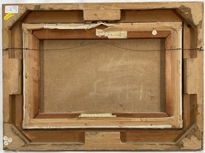 Lot 1 - Rodney Joseph Burn (1899-1984) oil on canvas, Sands at Bembridge, signed with initials, titled verso, 29cm x 44cm, framed