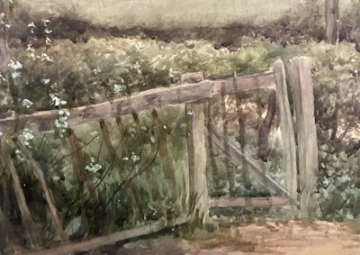 Lot 41 - English School, 20th century watercolour, rural scene, 49cm x 70cm, glazed frame