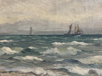 Lot 47 - C. Mühlbach, 19th/20th century European School, oil on canvas, signed, 46cm x 61cm, framed