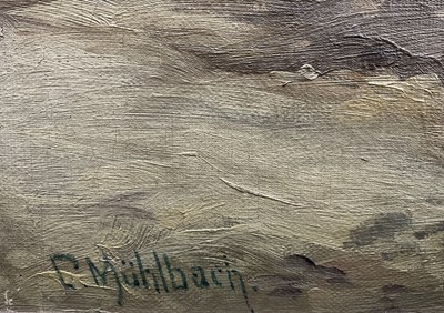 Lot 47 - C. Mühlbach, 19th/20th century European School, oil on canvas, signed, 46cm x 61cm, framed