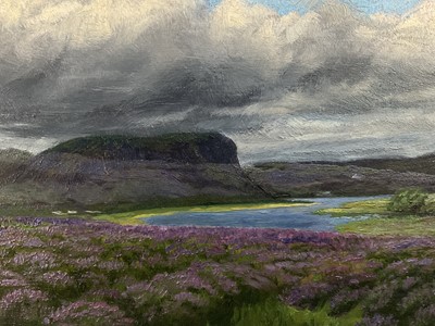 Lot 51 - Edward Caldwell (20th century Scottish School) oil on board, Highland scene, monogrammed and dated 1911, 20cm x 30cm, framed