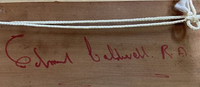 Lot 51 - Edward Caldwell (20th century Scottish School) oil on board, Highland scene, monogrammed and dated 1911, 20cm x 30cm, framed