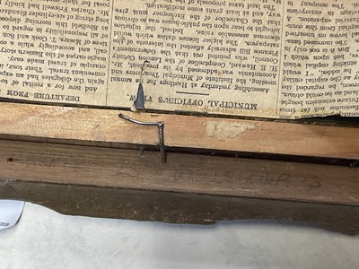 Lot 62 - English School, 19th century oil on board, Arch sea rock, signed indistinctly, 26cm x 19cm, gilt frame