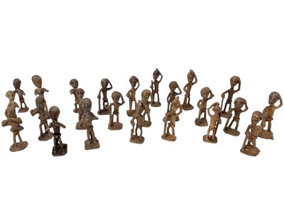 Lot 883 - Large collection of Ashanti bronze figural gold weights, (213)