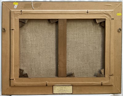 Lot 66 - Adolphe Elisée Bourde (1859-1935/7) oil on canvas - Port de la Tête d'Or, Lyon, 1900, signed and dated, 39cm x 53cm, framed